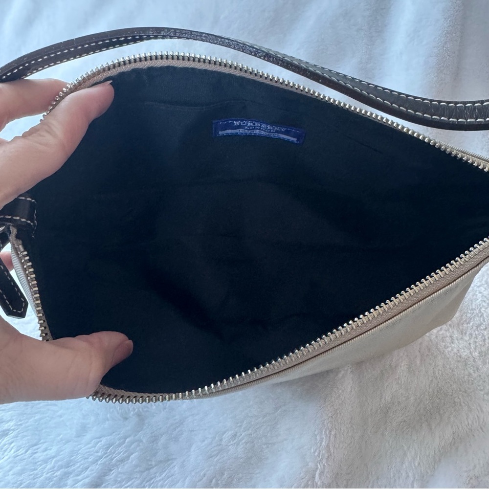 Burberry Blue Label Beige Canvas & Leather Bag - Picture 8 of 10